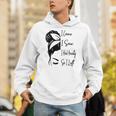 I Came I Saw I Had Anxiety So I Left Messy Bun Introvert Unisex Hoodie