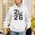 Senior 2026 Golf Player Heart Graduation Girls Teens Unisex Hoodie