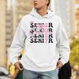 Senior 2027 Class Of 2027 Coquette Pink Bow Graduation 2027 Unisex Hoodie