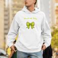 Senior Class Of 2026 Tennis Coquette Bow Graduation Premium Unisex Hoodie