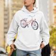 Vintage Bicycle With Playing Cards Nostalgia Unisex Hoodie