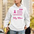 I Wear Pink In Memory Of My Mom Breast Cancer Awareness Premium Tri-Blend Unisex Hoodie I Wear Pink In Memory Of My Mom Breast Cancer Awareness Premium Tri-Blend Unisex Hoodie