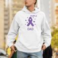 I Wear Purple In Memory Of Dad Pancreatic Cancer Awareness Unisex Hoodie I Wear Purple In Memory Of Dad Pancreatic Cancer Awareness Unisex Hoodie