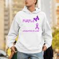 I Wear Purple In Memory Of My Daughter-In-Law Overdose Unisex Hoodie