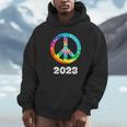 2023 Graduation Class Year Tie Dye Peace Sign Graduate Shirt Unisex Hoodie