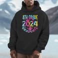 8th Grade Graduate 2024 Graduation Last Day Of School Tie Unisex Hoodie