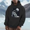Aesthetic Spaceman Astronaut On The Moon Space Introvert Unisex Hoodie