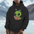 Alien Reading Book Believe In Yourself Kids Women Men Unisex Hoodie
