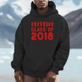 & Red Class Of 2018 Senior GraduationShirt Unisex Hoodie