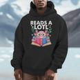Axolotl Books Readsalotl Reading Bookworm Boys Girls Unisex Hoodie Axolotl Books Readsalotl Reading Bookworm Boys Girls Unisex Hoodie