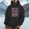 Back To-The 80 s Christmas Retro Cassette Boombox Nostalgia Unisex Hoodie
