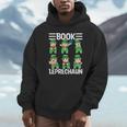 Book Leprechaun St Patrick's Day Library Librarian Reading Unisex Hoodie