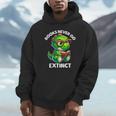 Books Never Go Extinct Reading Dinosaur Bookish Nerdy Unisex Hoodie Books Never Go Extinct Reading Dinosaur Bookish Nerdy Unisex Hoodie