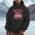 Books Are My Valentine Coquette Bow Book Flower Girl Women Unisex Hoodie