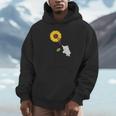 Caring Memory Elephant Sunflower Alzheimer Unisex Hoodie