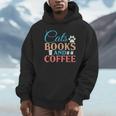 Cats Books And Coffee Unisex Hoodie Cats Books And Coffee Unisex Hoodie