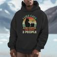 Cats Coffee & 3 People Tee Cute Font Introvert Humor Unisex Hoodie Cats Coffee & 3 People Tee Cute Font Introvert Humor Unisex Hoodie