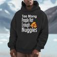 Chicken Nugget Saying Introvert Nuggie Foodie Food Unisex Hoodie