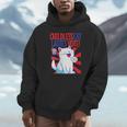 Childless Cat Ladies Vote Kamala Harris Cute Comic Book Cat Unisex Hoodie