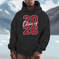 Class Of 2026 Graduation Red With Varsity Letters Unisex Hoodie