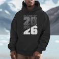 Class Of 2026 High School Senior Graduation Grey Sport Style Unisex Hoodie