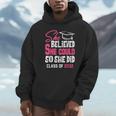Class Of 2032 She Believed She Could Kids Graduation T-Shirt Unisex Hoodie