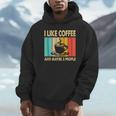 I Like Coffee And Maybe 3 People Introvert Anti-Social Unisex Hoodie
