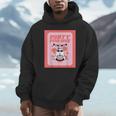 Cool Fun Cute Party Introvert Cat Character Unisex Hoodie