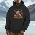 Cute Axolotl Reading Books Cozy Bookworm Unisex Hoodie