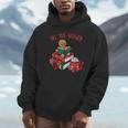 Cute Gingerbread Man Reading Book Nerd Christmas Bookish Unisex Hoodie