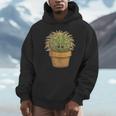 Cute Golden Barrel Cactus Introvert Distressed Unisex Hoodie Cute Golden Barrel Cactus Introvert Distressed Unisex Hoodie