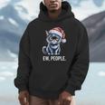 Ew People Cat Christmas Introvert Holiday Humor Unisex Hoodie Ew People Cat Christmas Introvert Holiday Humor Unisex Hoodie