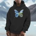 Frutiger Aero Aesthetic Butterfly Computer Fishes Scenery Unisex Hoodie Frutiger Aero Aesthetic Butterfly Computer Fishes Scenery Unisex Hoodie