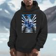 Frutiger Aero Aesthetic Tech Checkered Room Orb Sky Unisex Hoodie