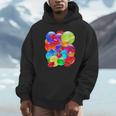 Frutiger Aero Aesthetic Tech Orb Pattern Heart Cherry Lips Unisex Hoodie