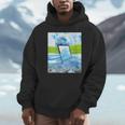 Frutiger Aero Aesthetic Tech Water Fishes Monitor Screen Unisex Hoodie Frutiger Aero Aesthetic Tech Water Fishes Monitor Screen Unisex Hoodie