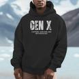 Gen X Caffeine Sarcasm 90s Nostalgia Men Women Graphic Unisex Hoodie Gen X Caffeine Sarcasm 90s Nostalgia Men Women Graphic Unisex Hoodie