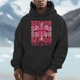 Graduate 2025 For Senior 2025 Graduation Coquette Pink Bow Unisex Hoodie