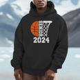 Graduate Senior Class Of 2024 Basketball Player Graduation Unisex Hoodie