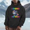 Graduation I Crushed 2nd Grade Unicorn Girls Grad Magical Unisex Hoodie