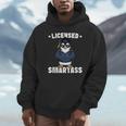 Graduation Penguin Licensed Smartass Graduate Unisex Hoodie