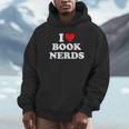 I Heart Book Nerds Book Readers Cute Unisex Hoodie