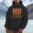 INTJ Architect Personality Introvert Sarcastic Orange Unisex Hoodie INTJ Architect Personality Introvert Sarcastic Orange Unisex Hoodie
