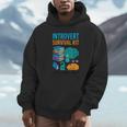Introvert Book Lover Introvert Survival Kit Unisex Hoodie Introvert Book Lover Introvert Survival Kit Unisex Hoodie