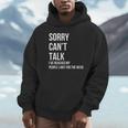 Introvert Can't Talk Reached People Limit For The Week Unisex Hoodie