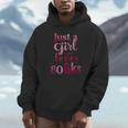 JUST A GIRL WHO LOVES BOOKS LIBRARIAN BOOK LOVERS BOOKWORM Unisex Hoodie