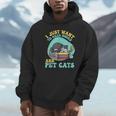 I Just Want To Read Books And Pet Cats Cat Book Lovers Unisex Hoodie