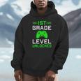 Kids 1st Grade Level Unlocked Back To School Gamer Graduation Unisex Hoodie