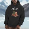 North Pole Book Club Gingerbread Christmas Reading Unisex Hoodie