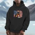 Patriotic German Shepherd Dog Books Baseball American Flag Unisex Hoodie Patriotic German Shepherd Dog Books Baseball American Flag Unisex Hoodie